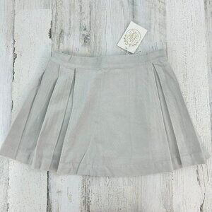 The Beaufort Bonnet Company Parson Pleated Skirt Corduroy Khaki Stone Uniform 6